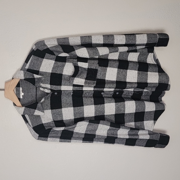 Maurices Soft & Fuzzy Button Down Plaid Shirt - Picture 1 of 8